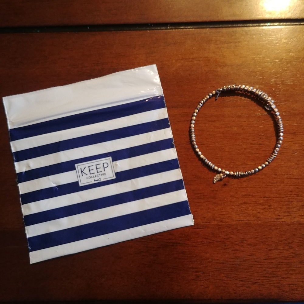 KEEP Collective inspo wrap beaded bracelet